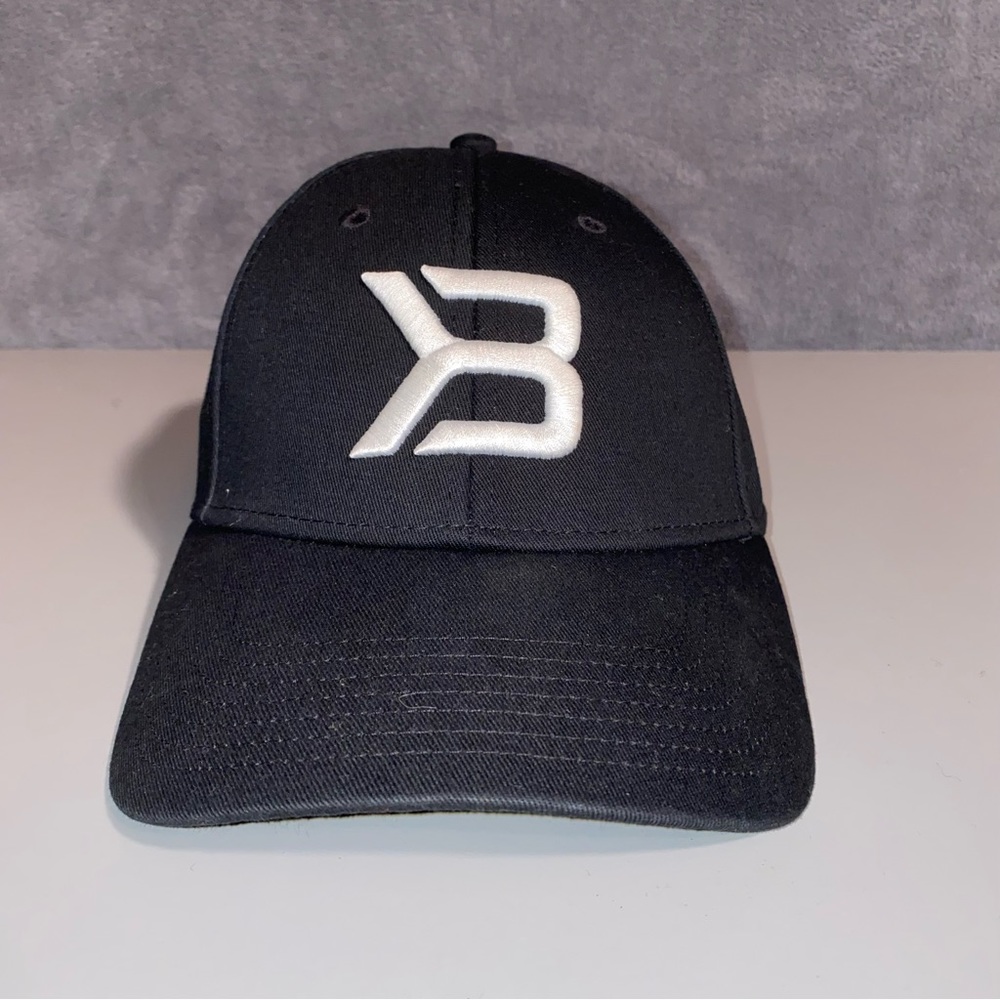 BETTER BODIES Black Cap with Silver Logo